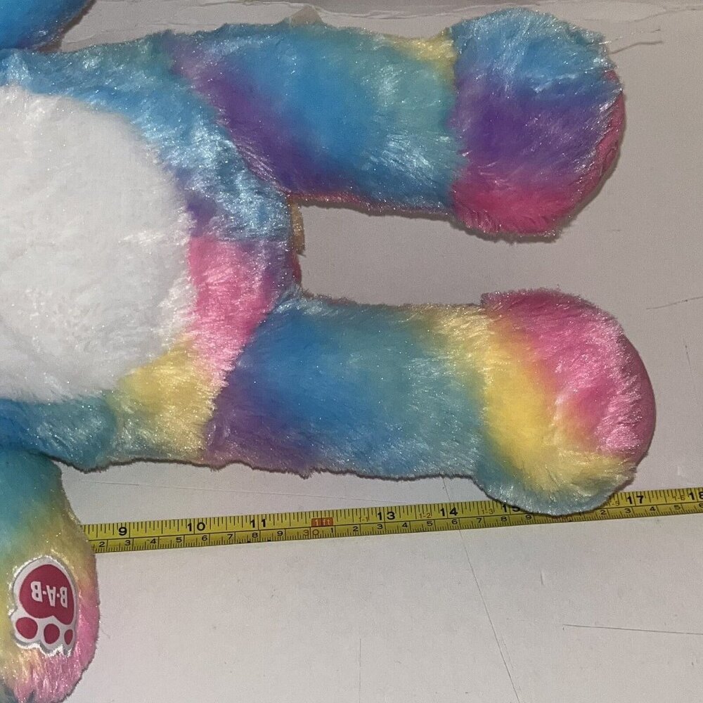 17" Build A Bear Great Wolf Lodge EXCLUSIVE RAINBOW Plush Limited Edition BAB - Picture 9 of 10